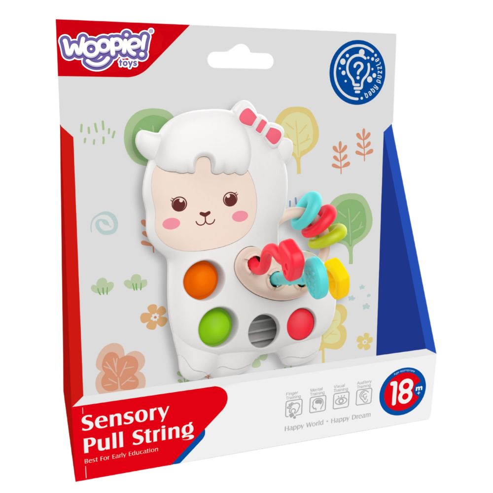 WOOPIE BABY Sensory Manipulative Toy Montessori Llama 18m+ 