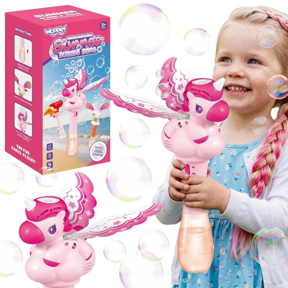 Muilo burbulų generatorius WOOPIE Unicorn Gun lazdelė