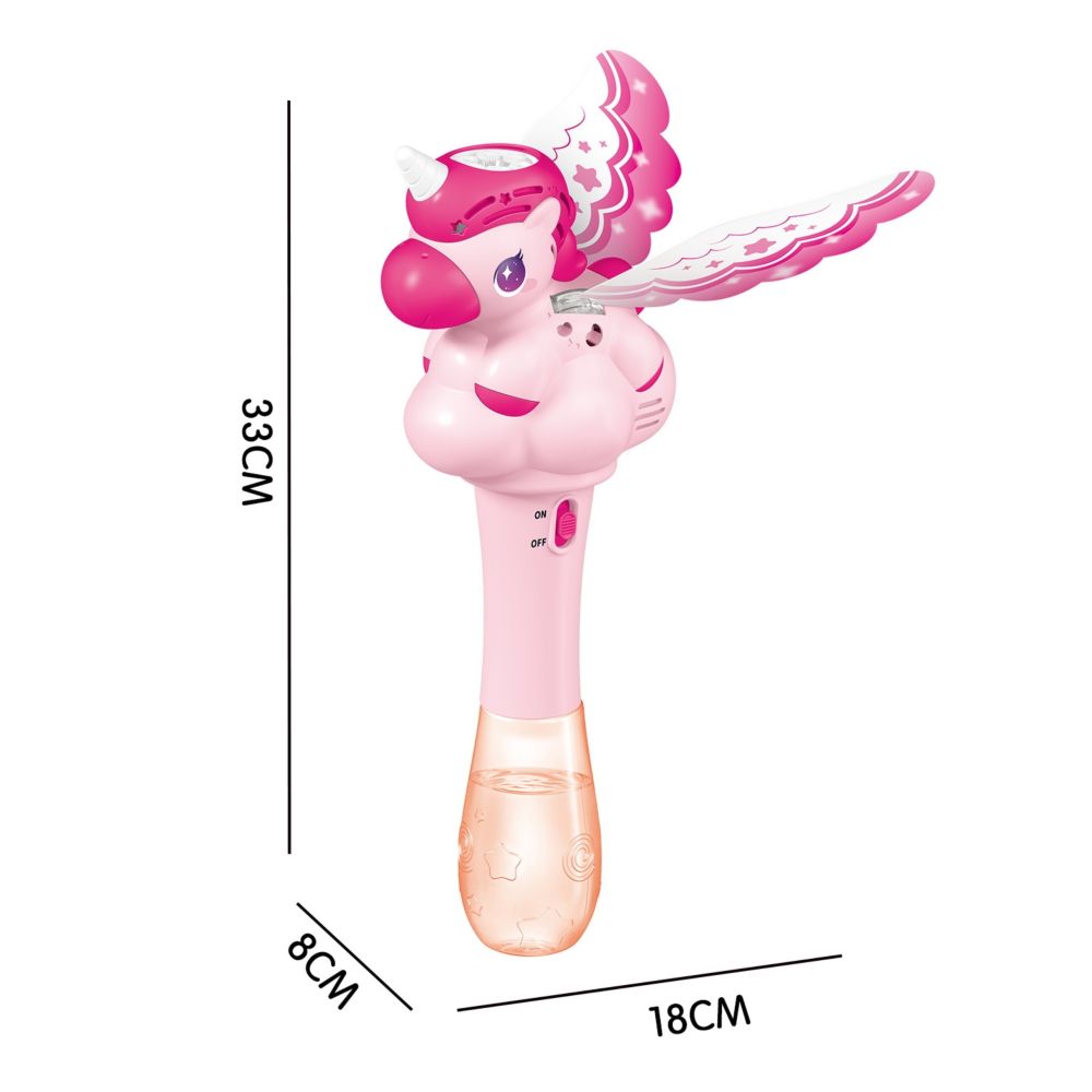 Muilo burbulų generatorius WOOPIE Unicorn Gun lazdelė