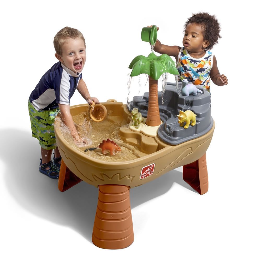 Water table Dinosaur Park water sandbox Step 2 fountain 
