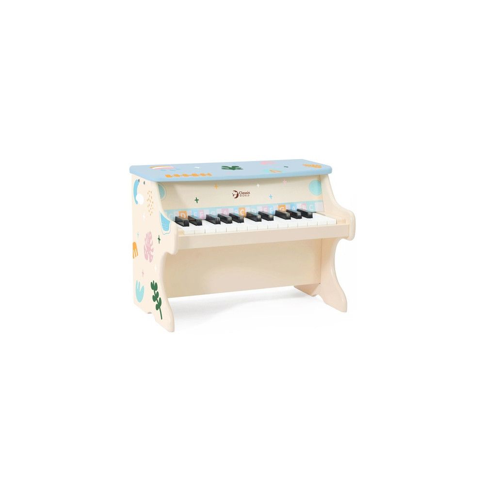 Medinis pianinas vaikams CLASSIC WORLD + knygelė