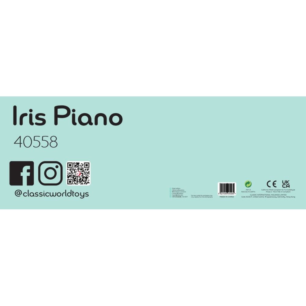 Medinis pianinas vaikams CLASSIC WORLD + knygelė