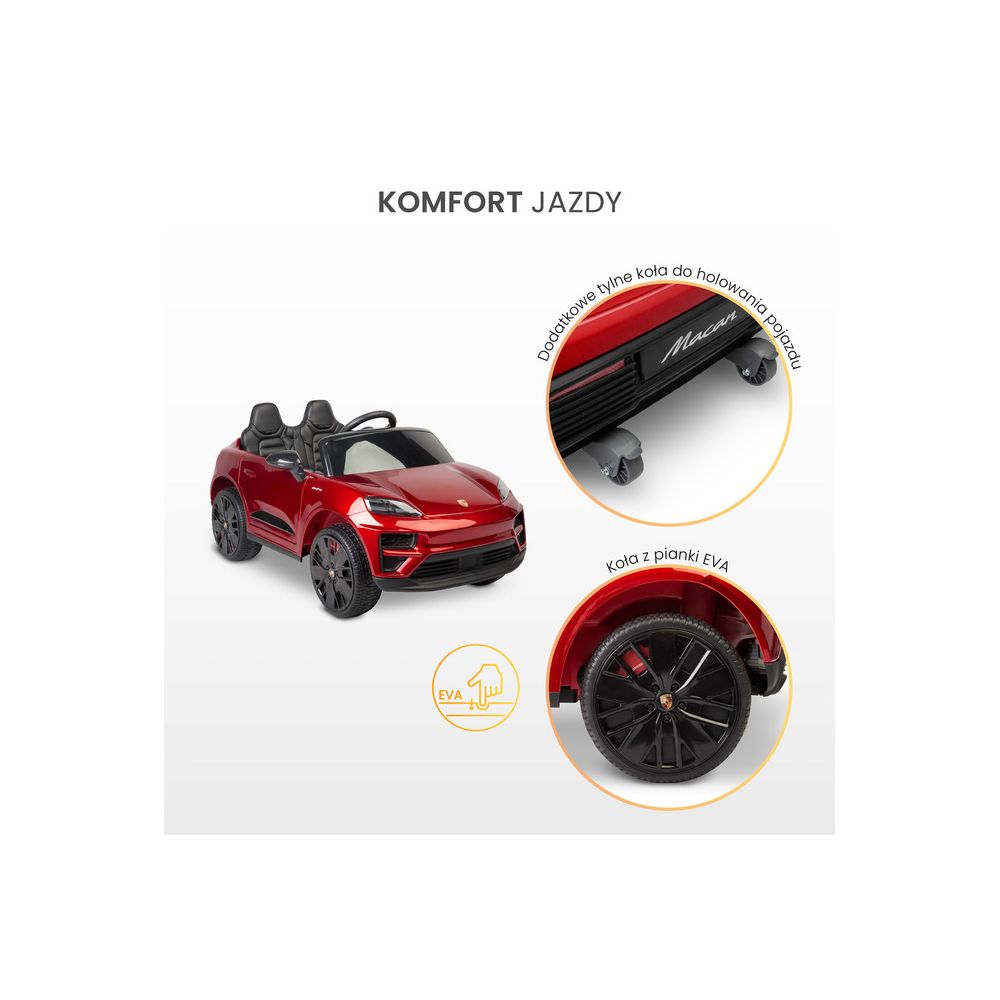 POJAZD AKUMULATOROWY PORSCHE MACAN WHITE