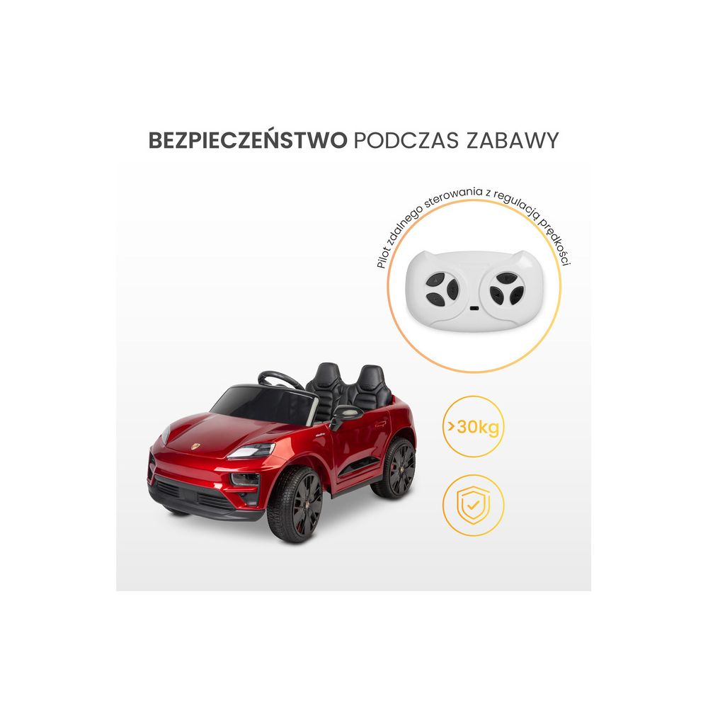 POJAZD AKUMULATOROWY PORSCHE MACAN GREY