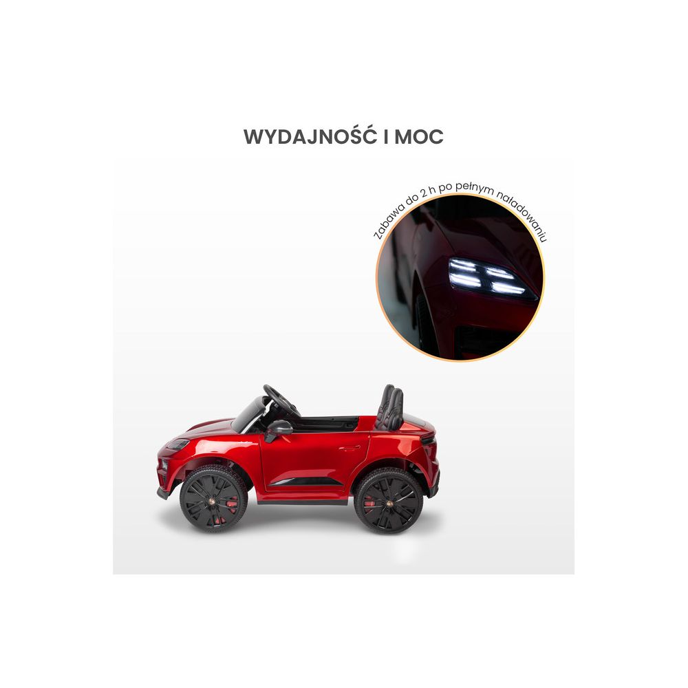 POJAZD AKUMULATOROWY PORSCHE MACAN GREY