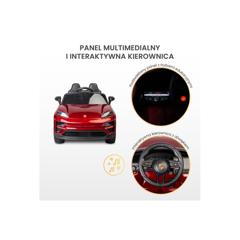 POJAZD AKUMULATOROWY PORSCHE MACAN GREY