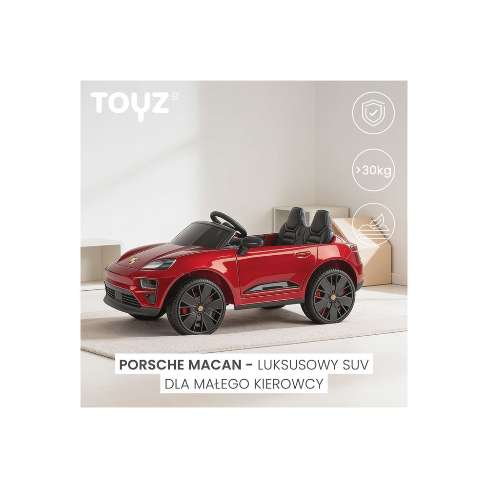 POJAZD AKUMULATOROWY PORSCHE MACAN WINE