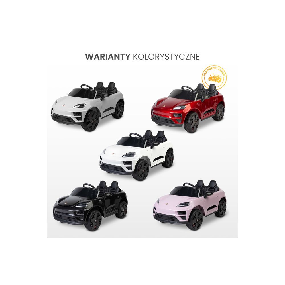 POJAZD AKUMULATOROWY PORSCHE MACAN WINE