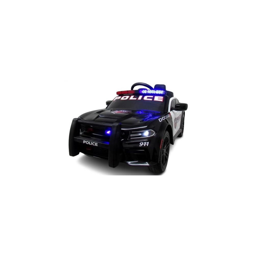 DOGE POLICE SRT CZARNY Auto na akumulator EVA Skóra pilot LION