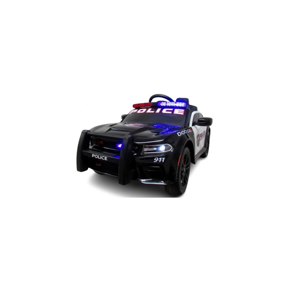 DOGE POLICE SRT CZARNY Auto na akumulator EVA Skóra pilot LION