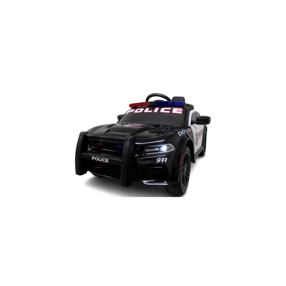 DOGE POLICE SRT CZARNY Auto na akumulator EVA Skóra pilot LION