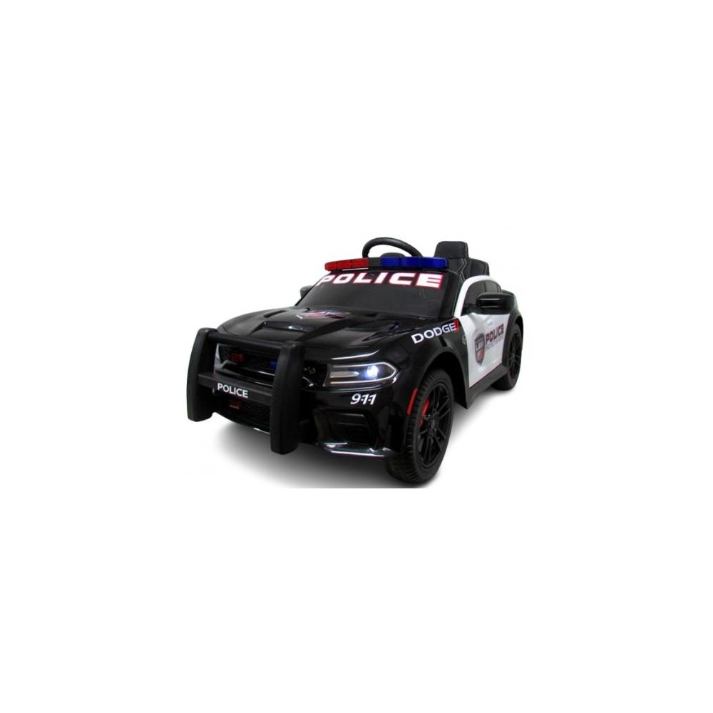 DOGE POLICE SRT CZARNY Auto na akumulator EVA Skóra pilot LION
