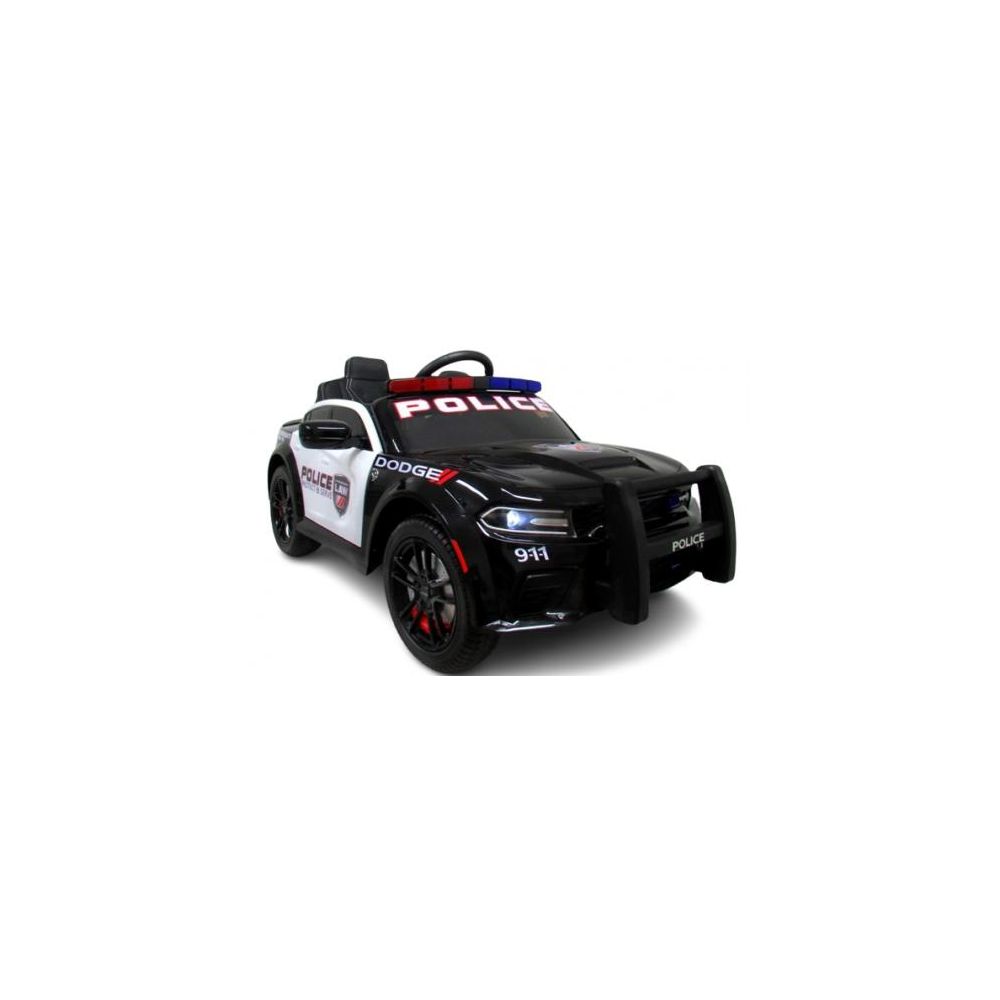 DOGE POLICE SRT CZARNY Auto na akumulator EVA Skóra pilot LION