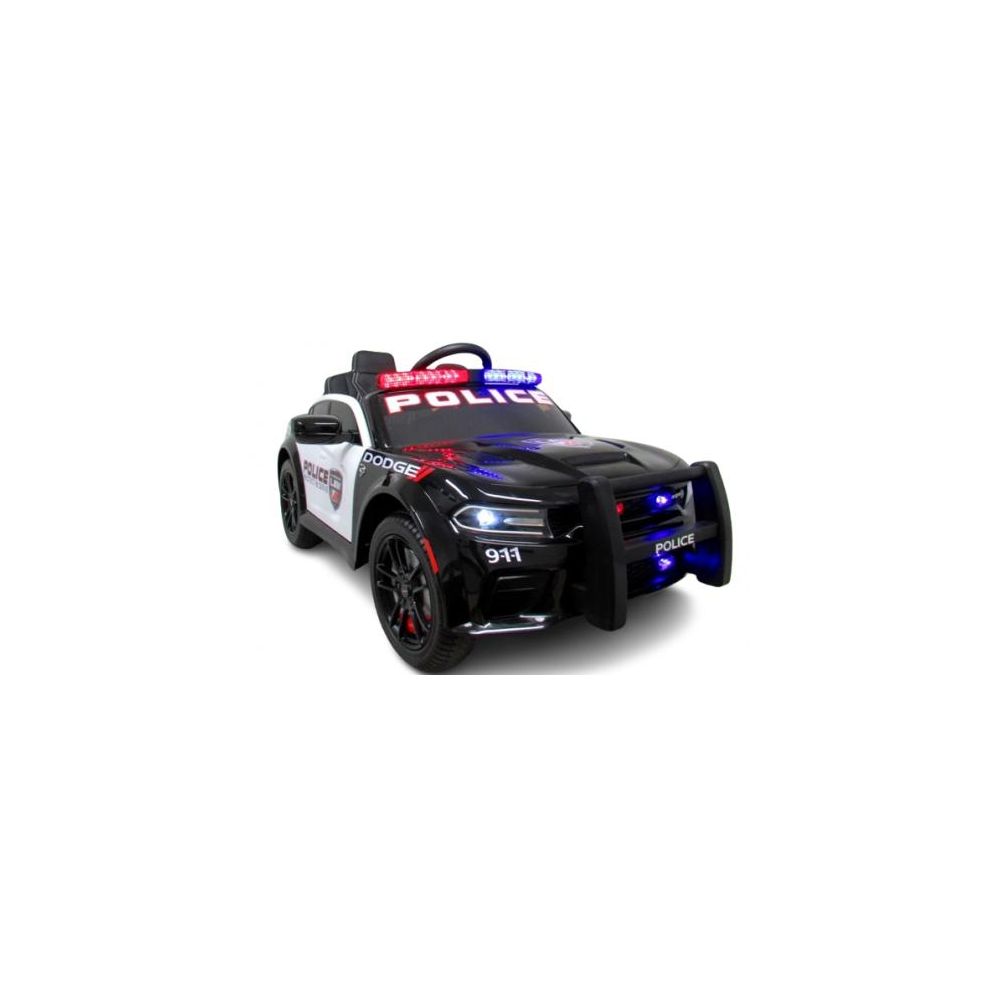 DOGE POLICE SRT CZARNY Auto na akumulator EVA Skóra pilot LION