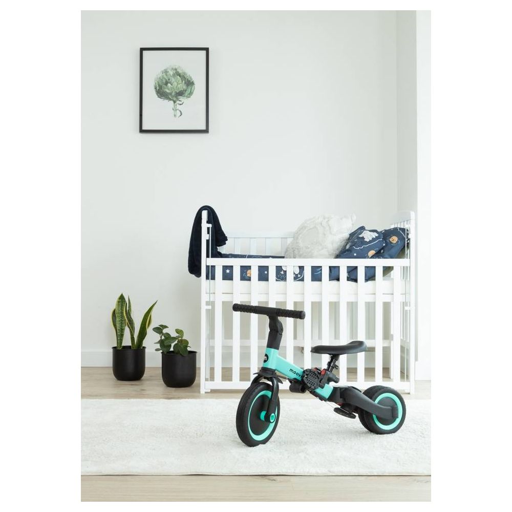 Tricycle - Balance Bike - 6in1 - MIKE - OCEAN BLUE - MOOVKEE