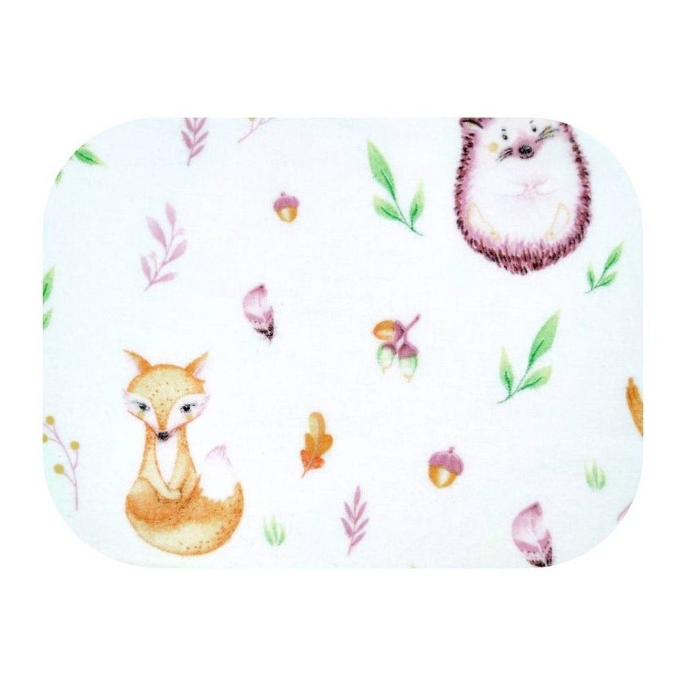 Diaper - 24823 - FLANNEL PRINT - EGA - PTASZEK I PIÓRKO - size 70x80 cm