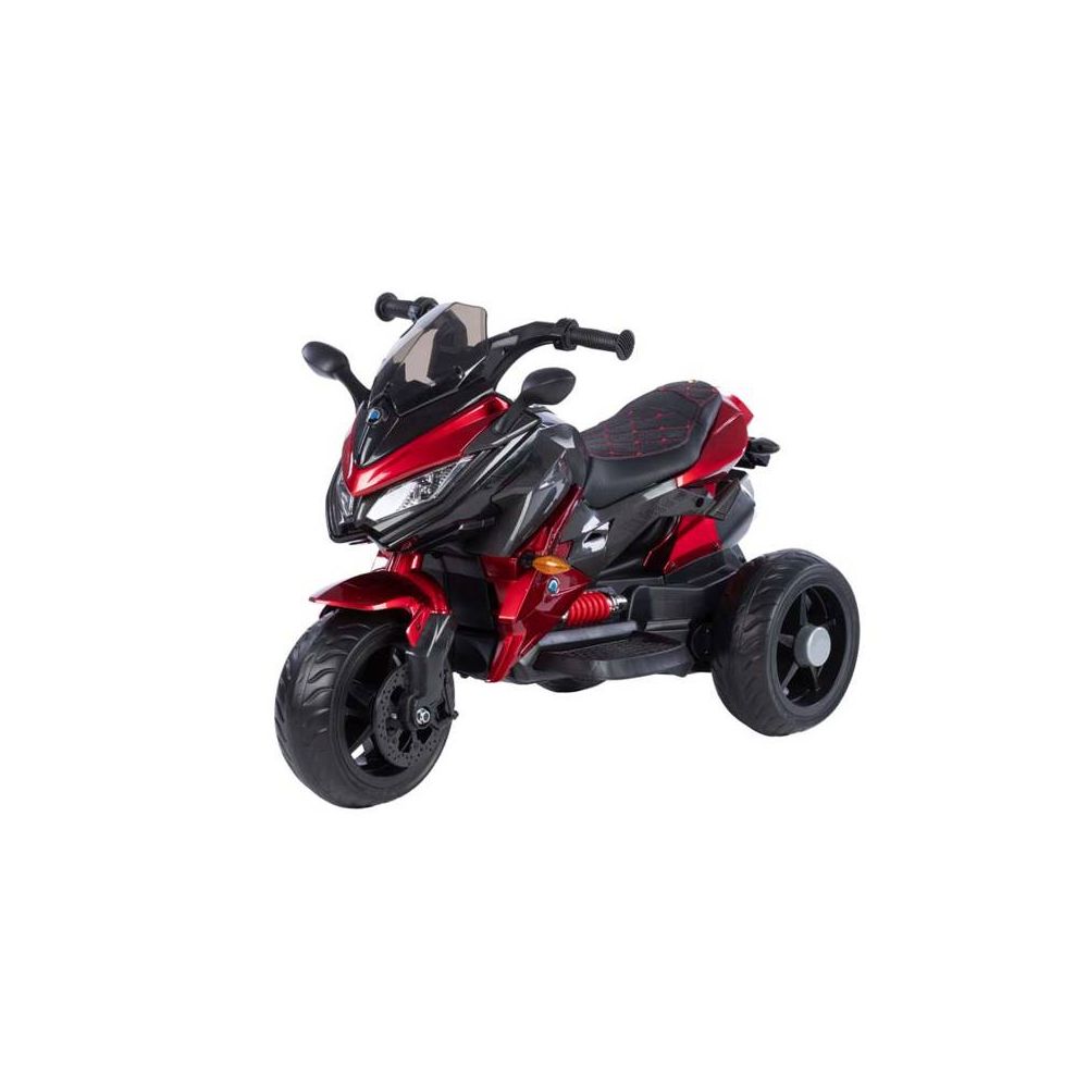 Battery Motorbike - 12V - lacquered - 5188 - wheels EVA - RED