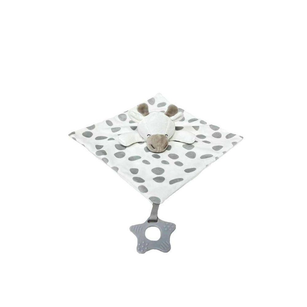 Žaislinė antklodė - 93911- MILUŚ - GIRAFFE - GREY/WHITE - dydis 25 cm