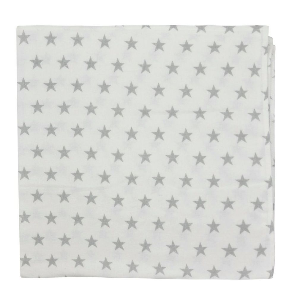 Sauskelnės - SET - 07-8281- FLANNEL PRINT - 3 pakuotės - GREY - dydis 76x76 cm