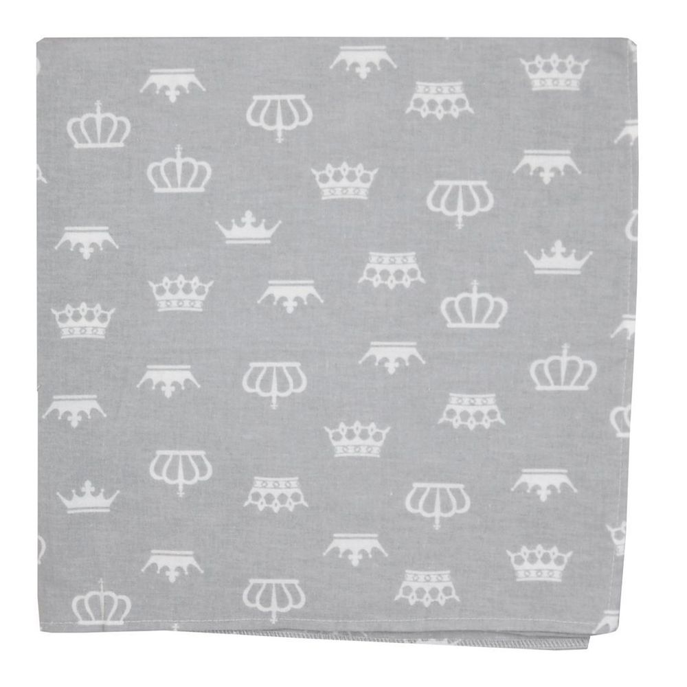 Sauskelnės - SET - 07-8281- FLANNEL PRINT - 3 pakuotės - GREY - dydis 76x76 cm