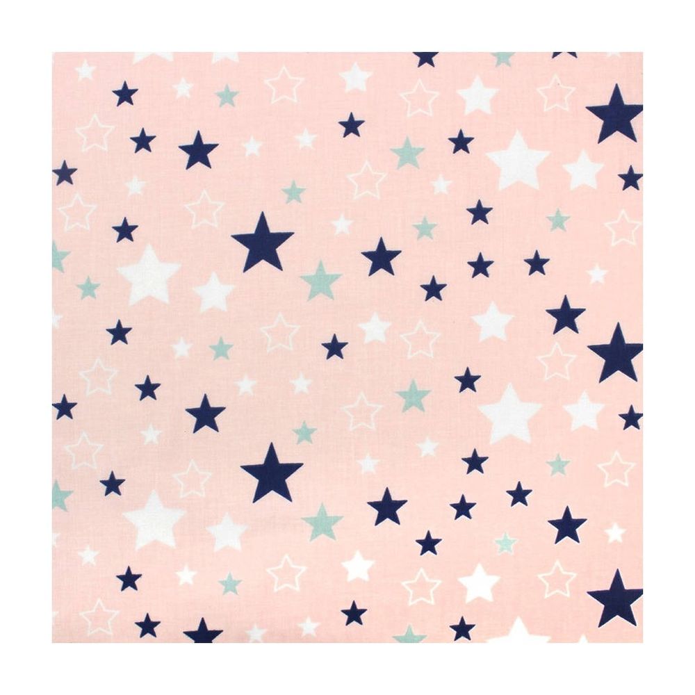 Diaper - SET - 07-8274 - TETRA PRINT - 3-pack - STARS - size 76x76 cm