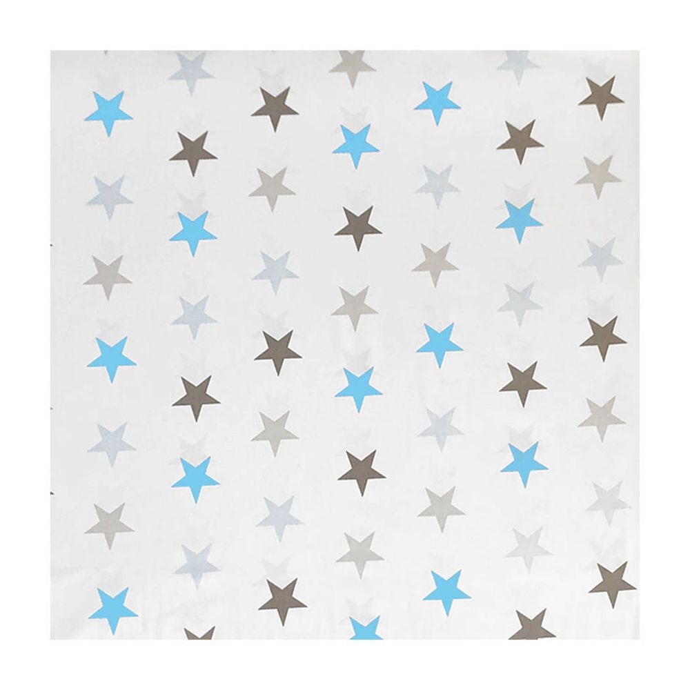 Diaper - SET - 07-8274 - TETRA PRINT - 3-pack - STARS - size 76x76 cm