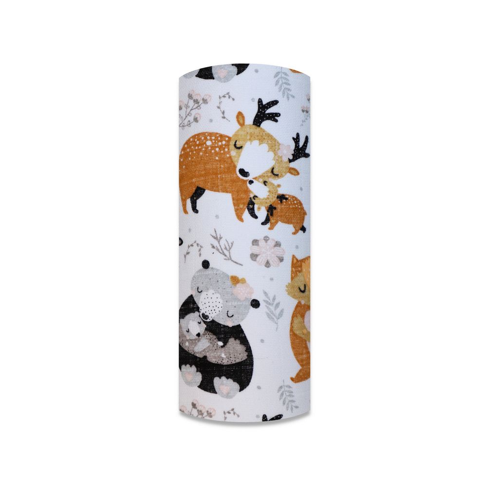 Sauskelnės - 25584 - TETRA PRINT - EGA - LUX - FOREST FAMILY - BRONZAS - dydis 70x80 cm