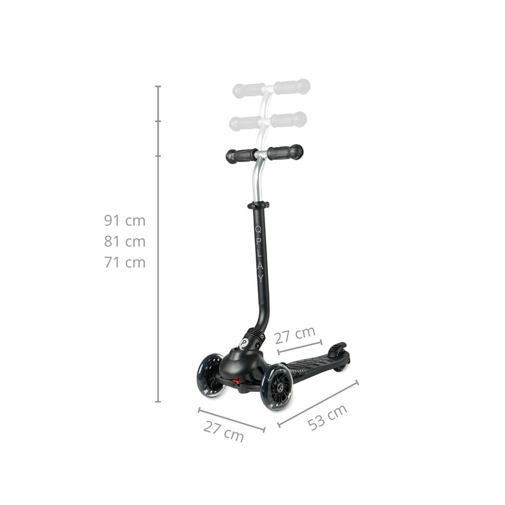 Scooter - 3in1 - SEMA pro - BLACK***