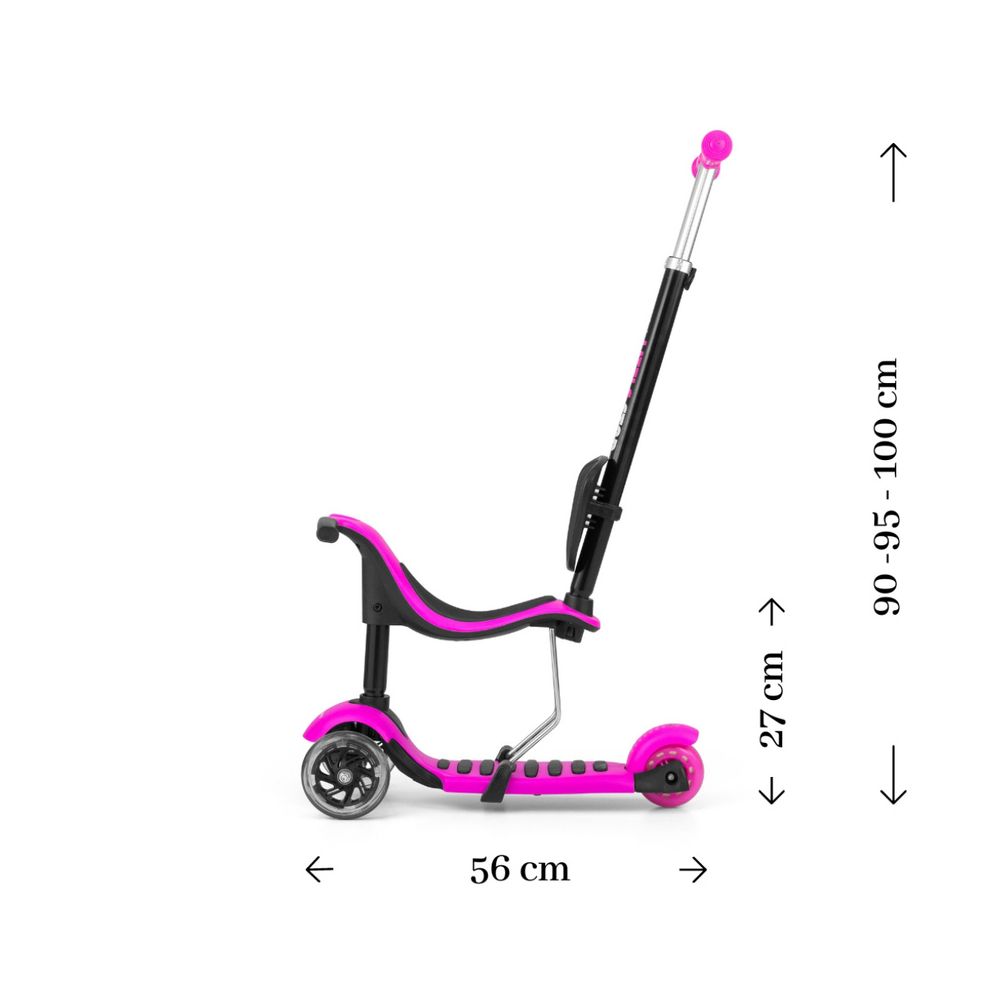 Scooter - 1597 / 2893- 3in1 - LITTLE STAR - PINK ***
