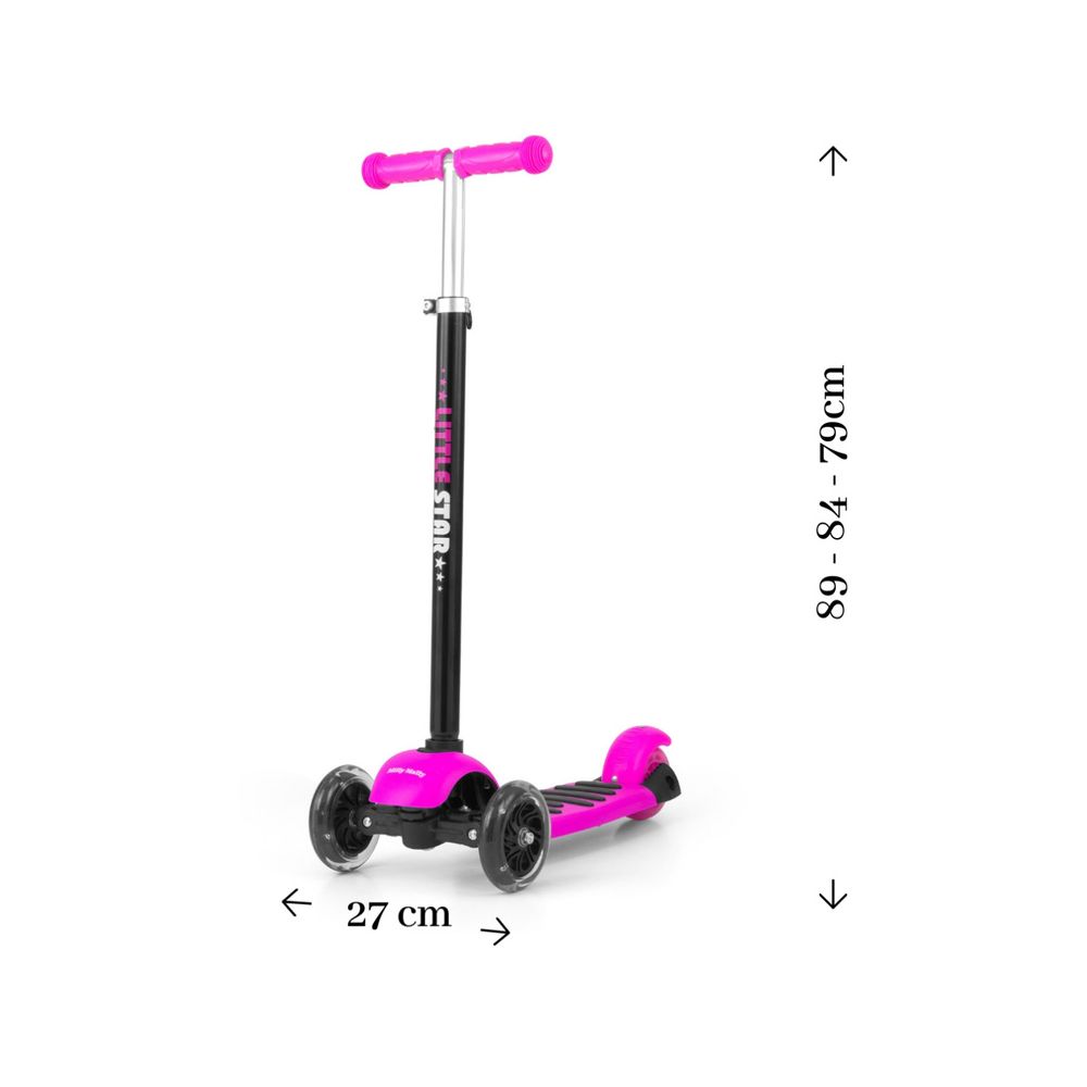 Scooter - 1597 / 2893- 3in1 - LITTLE STAR - PINK ***