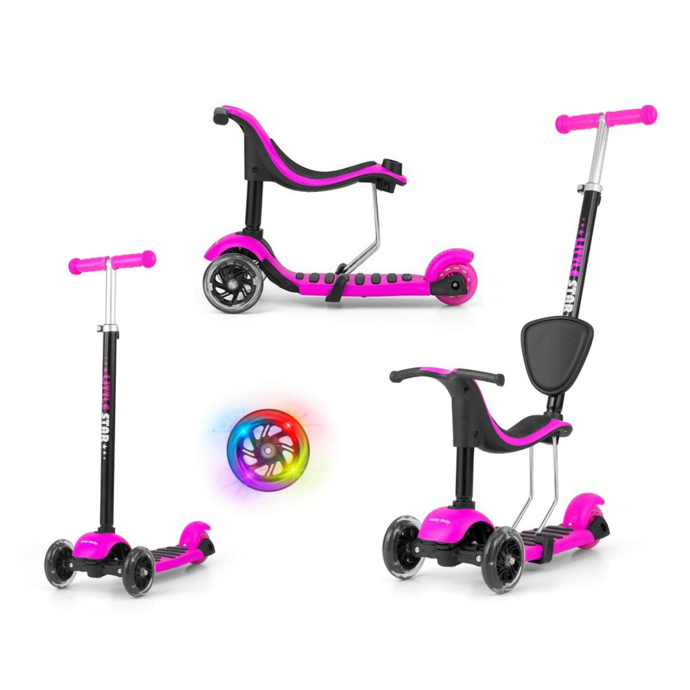 Scooter - 1597 / 2893- 3in1 - LITTLE STAR - PINK ***