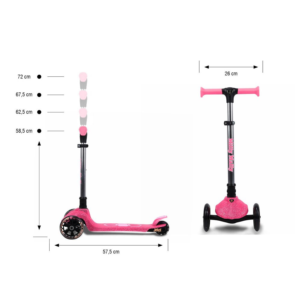 Paspirtukas Scooter Jelly, Pink