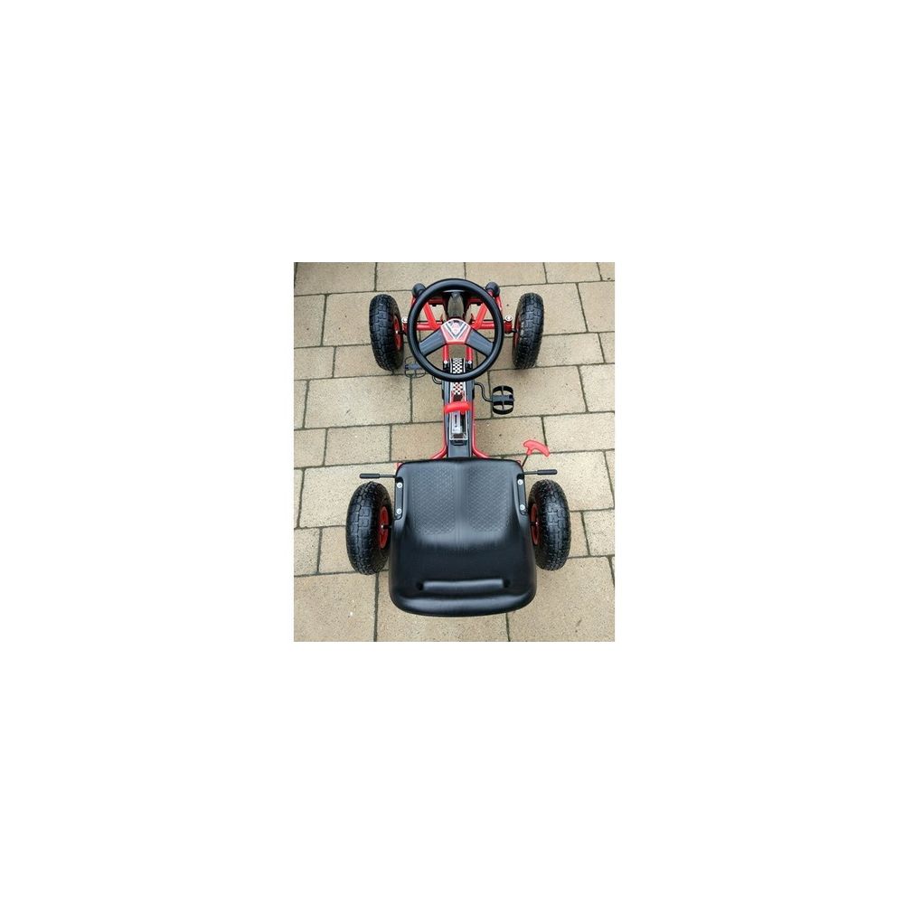Gokart Czerwony A-15 Pompowane Koła