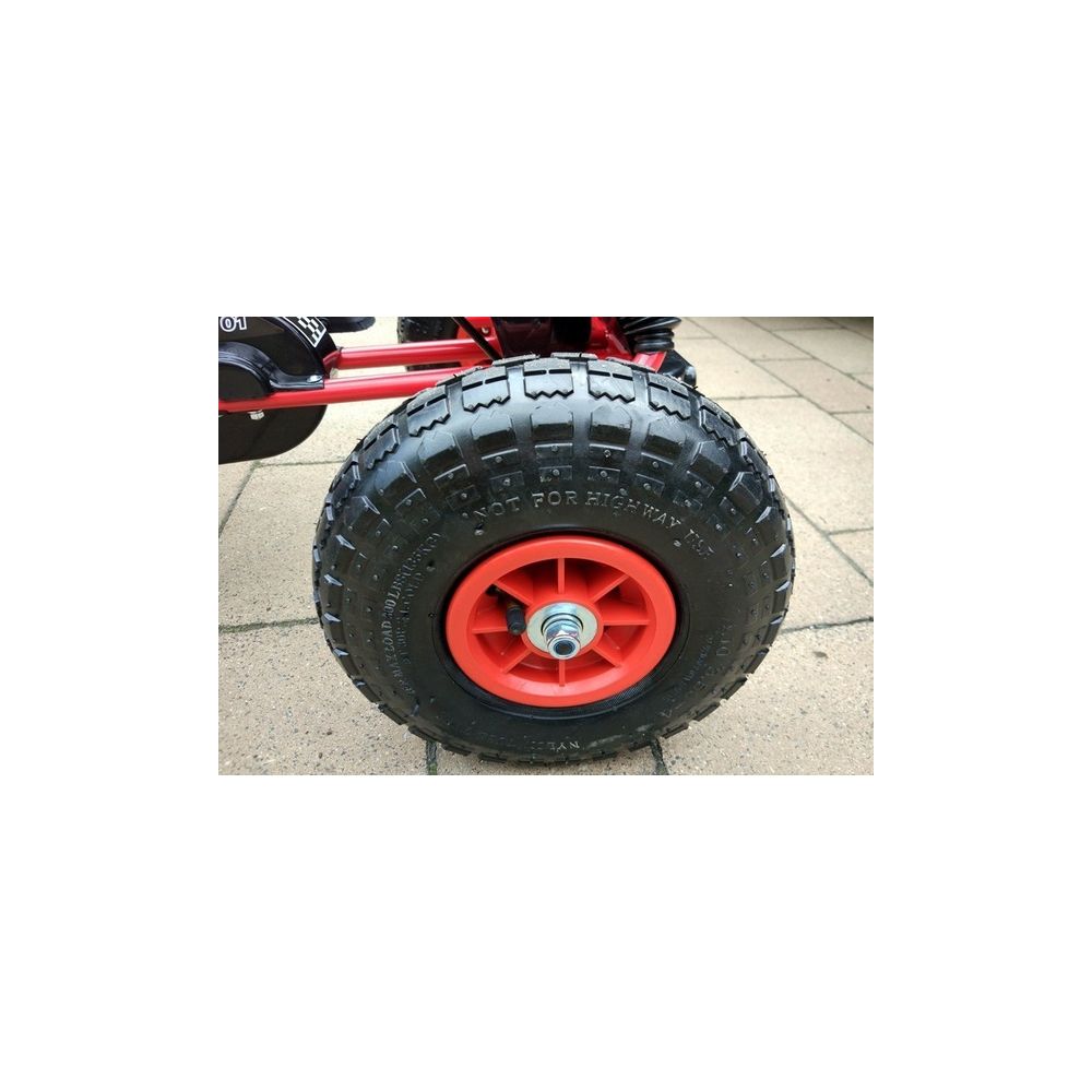 Gokart Czerwony A-15 Pompowane Koła