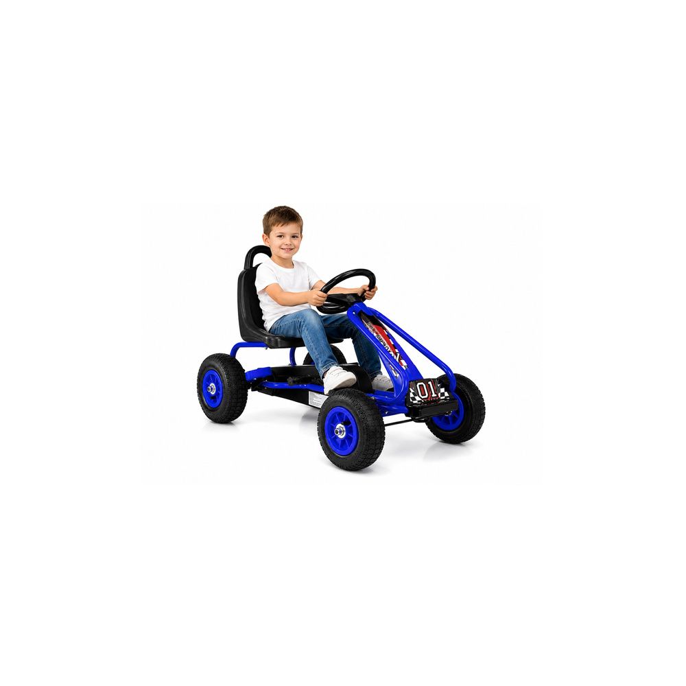 Gokart na Pedały G201 Niebieski