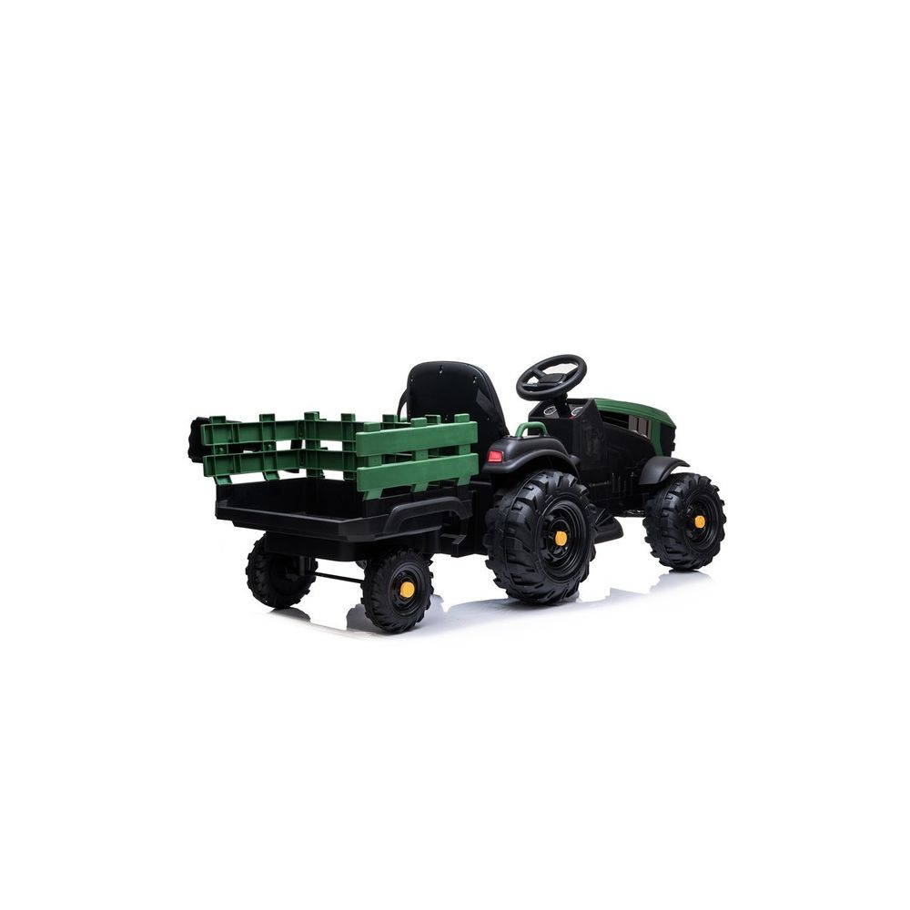 Traktor z Przyczepą na akumulator BDM0925 Zielony Wojskowy