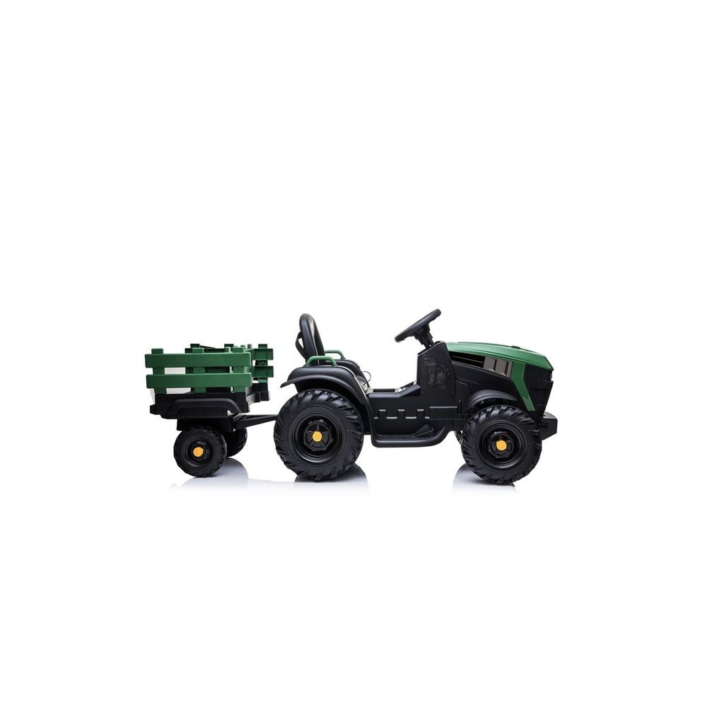 Traktor z Przyczepą na akumulator BDM0925 Zielony Wojskowy