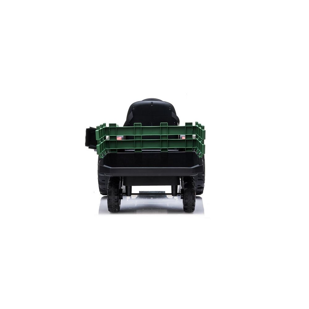 Traktor z Przyczepą na akumulator BDM0925 Zielony Wojskowy