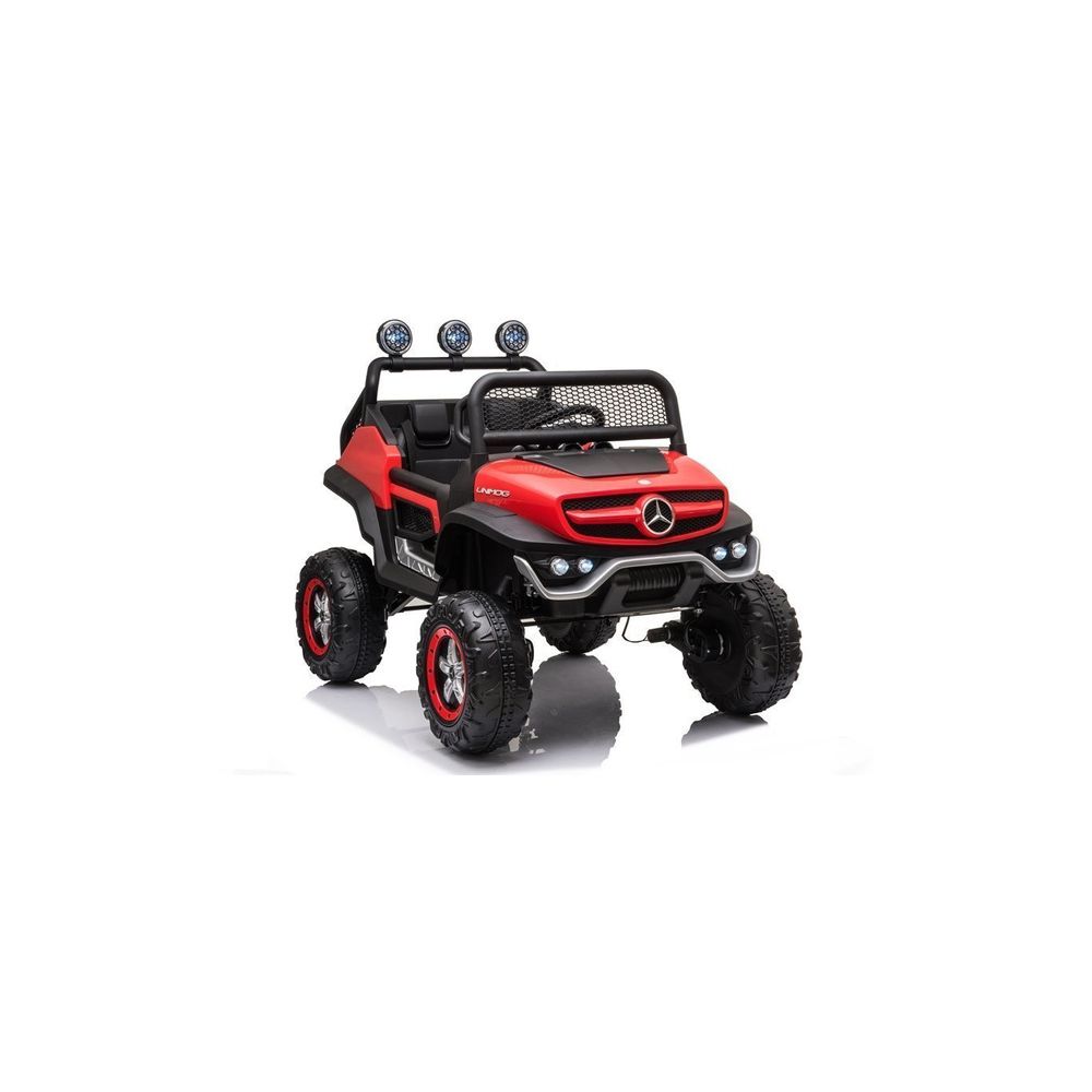 Pojazd na Akumulator Mercedes Unimog S Czerwony