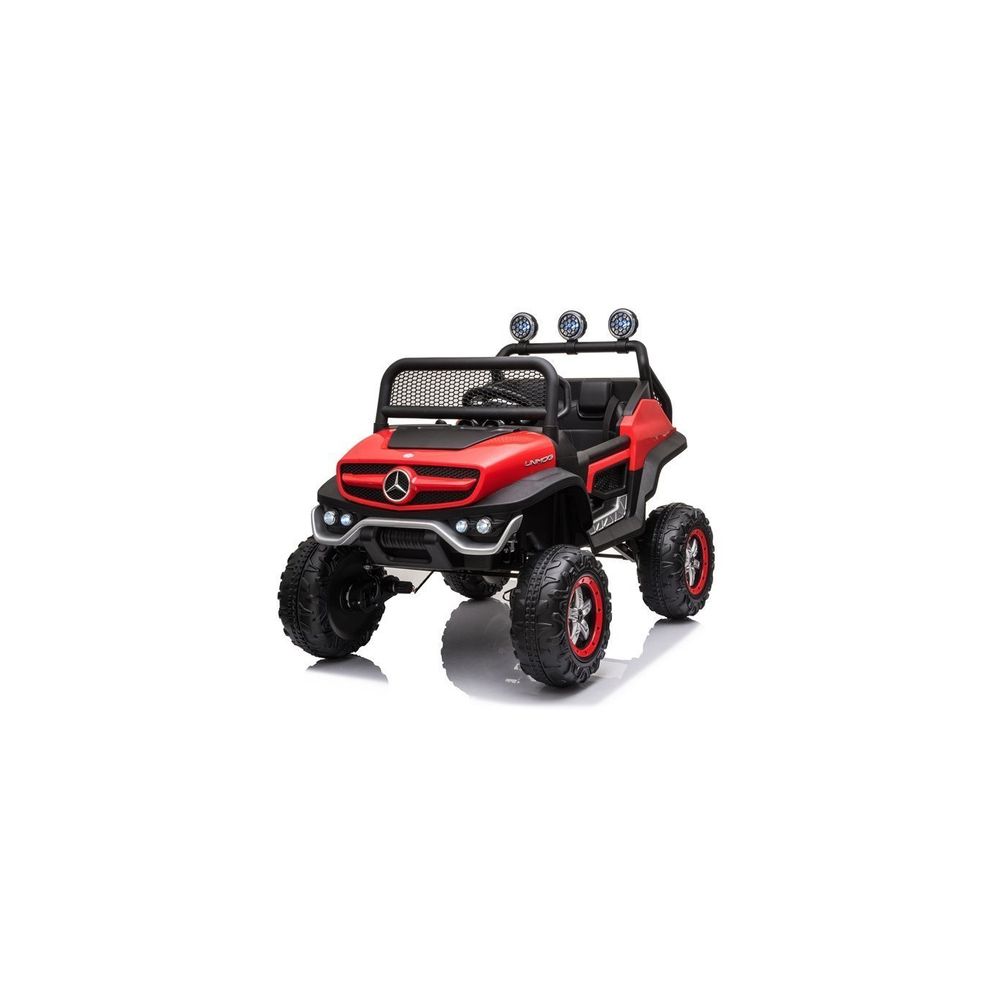 Pojazd na Akumulator Mercedes Unimog S Czerwony