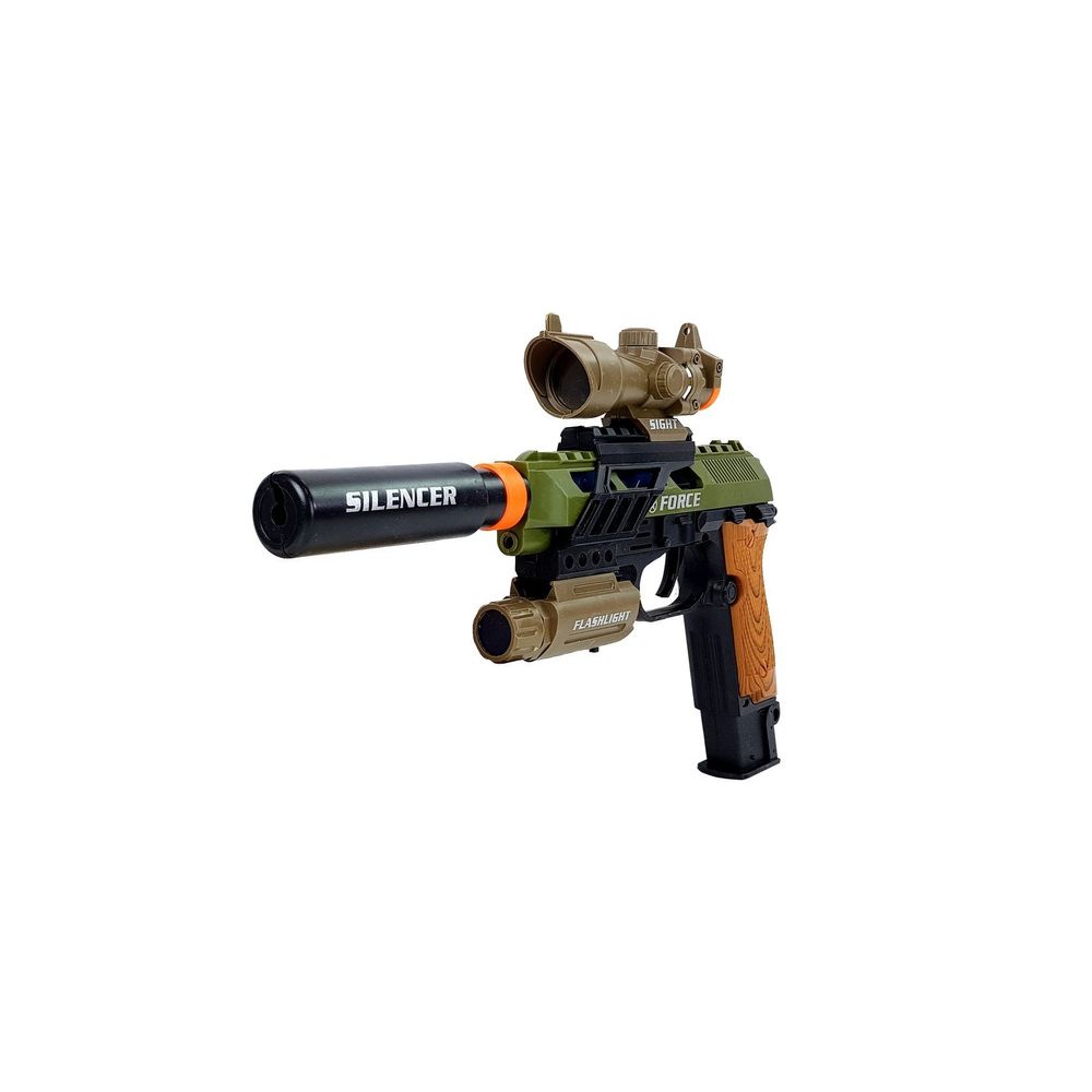 Zestaw Wojskowy Pistolet Karabin Nóż Medal Celownik Dźwięk