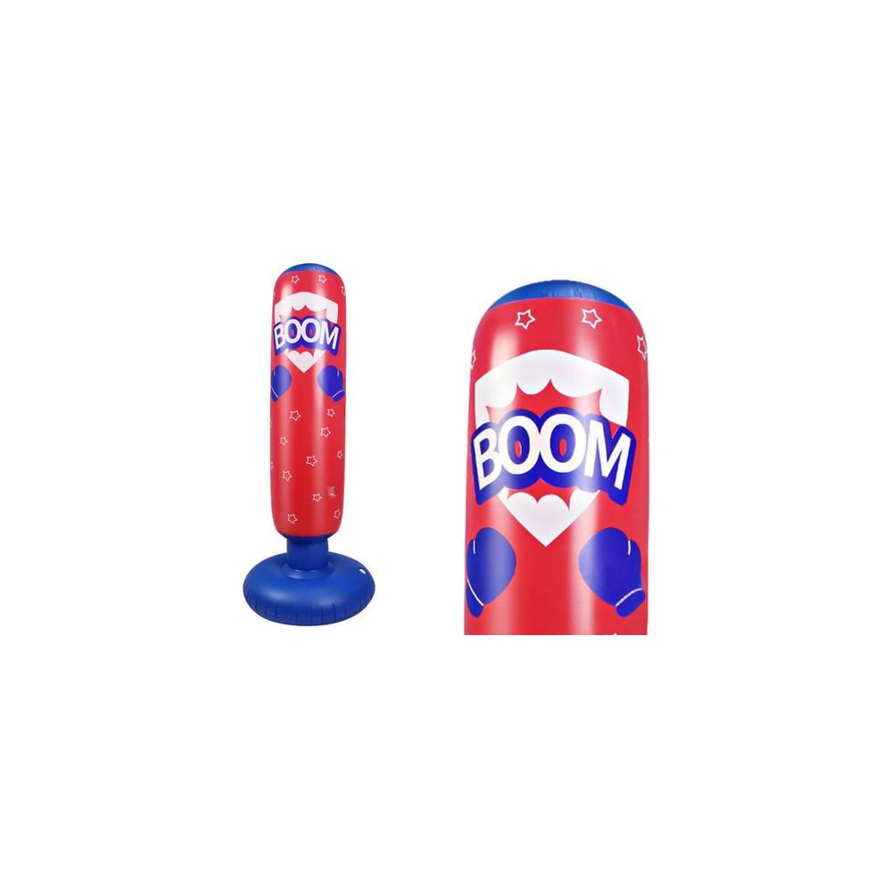 Nadmuchiwany Worek Bokserski Czerwono Niebieski 125CM
