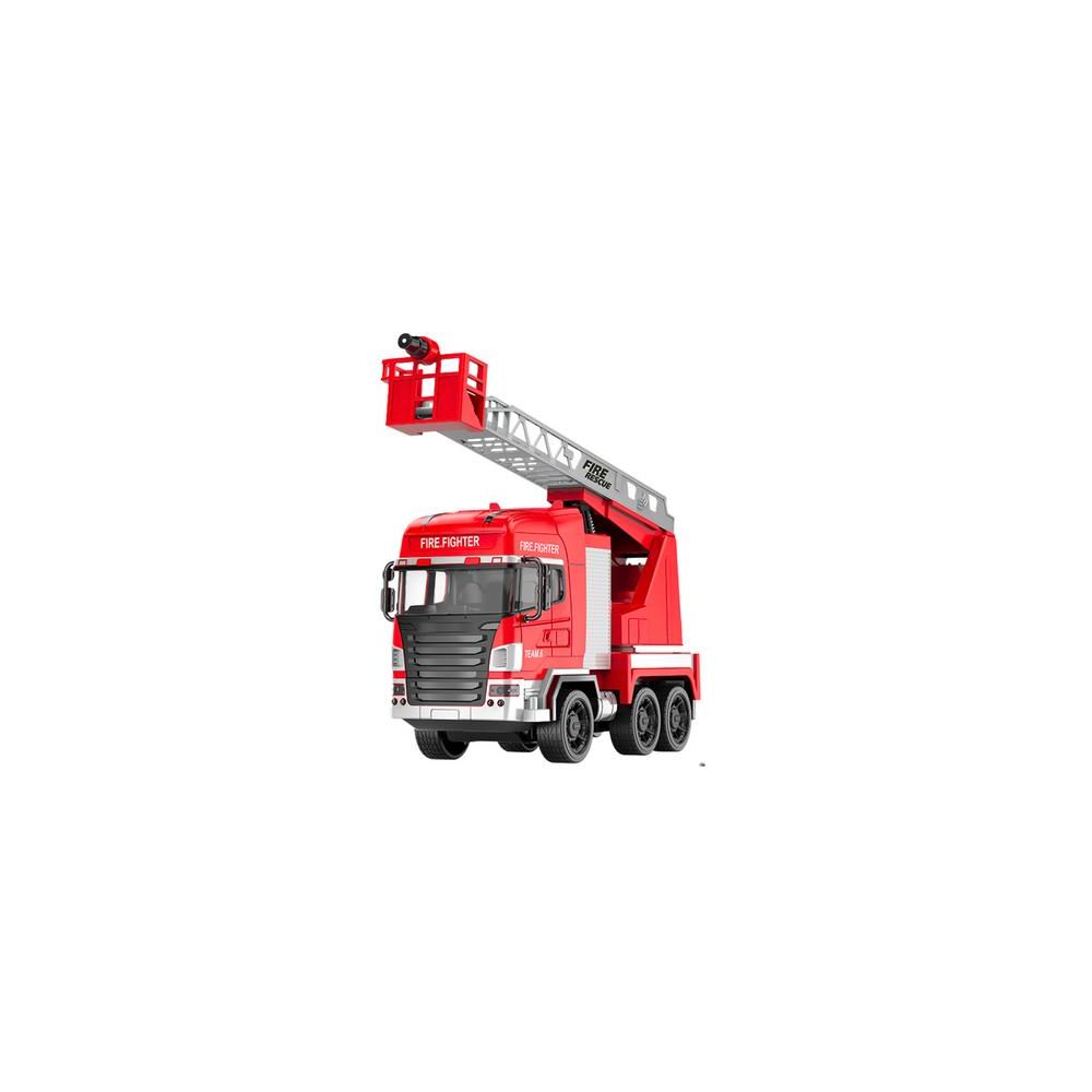 Wóz Strażacki Z Wysięgnikiem Zdalnie Sterowany RC Spray Światła