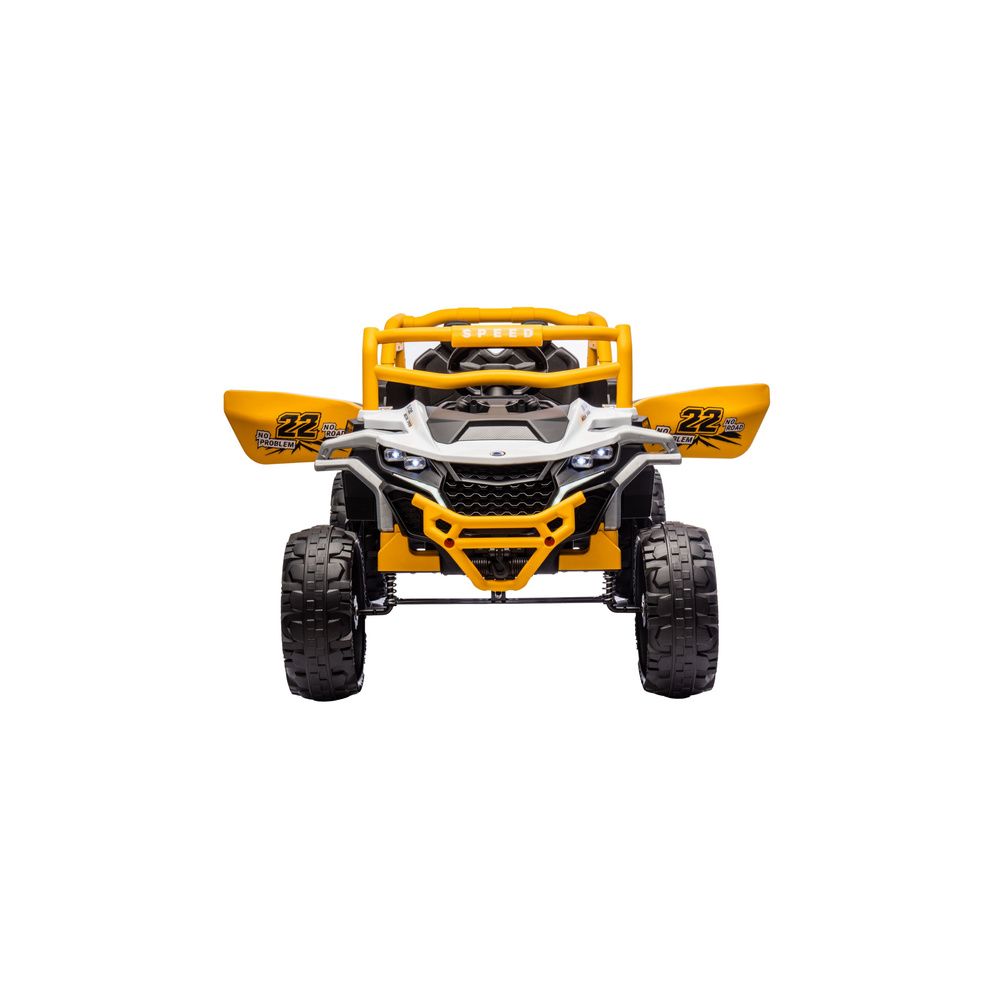 Pojazd na akumulator M1 Biało-Żółty 4x4