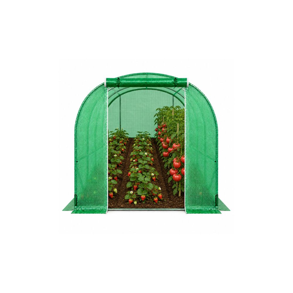 Tunel Ogrodowy Foliowy Szklarnia Na Warzywa PRO Stelaż 25MM 6x3x2M 18M²