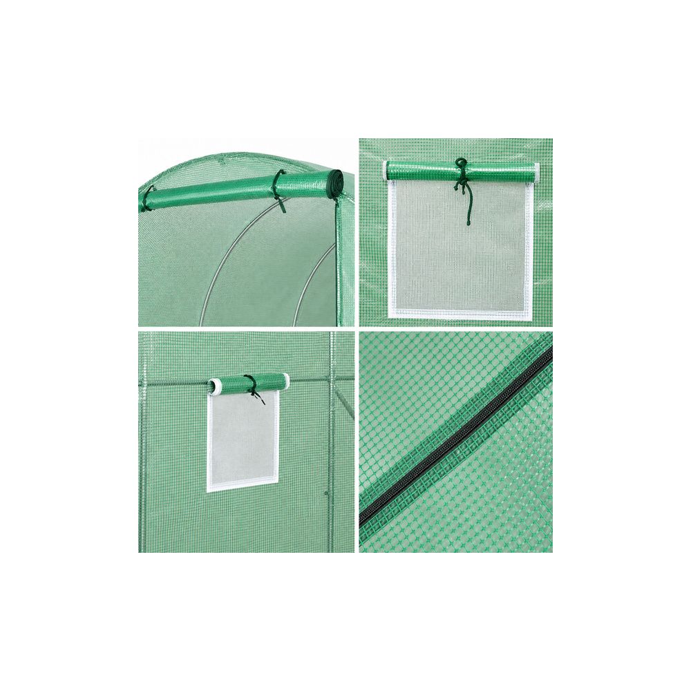 Tunel Ogrodowy Foliowy Szklarnia Na Warzywa PRO Stelaż 25MM 6x3x2M 18M²