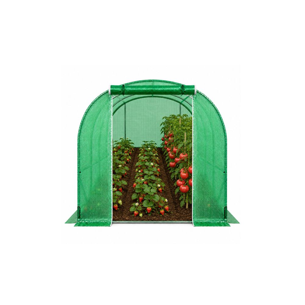 Tunel Ogrodowy Foliowy Szklarnia Na Warzywa PRO Stelaż 25MM 8x3x2M 24M²