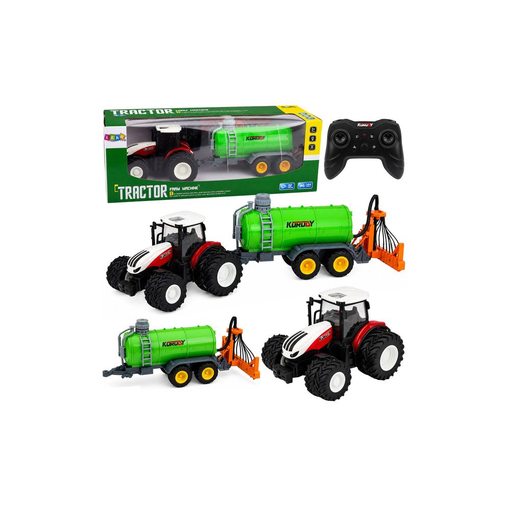 Traktor Rolniczy z Opryskiwaczem Nawozów Płynnych Zdalnie Sterowany RC 1:24