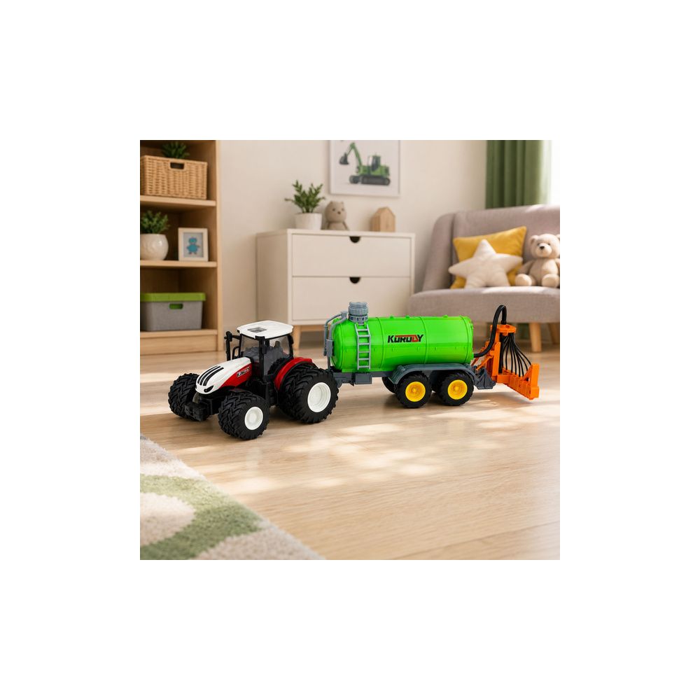 Traktor Rolniczy z Opryskiwaczem Nawozów Płynnych Zdalnie Sterowany RC 1:24