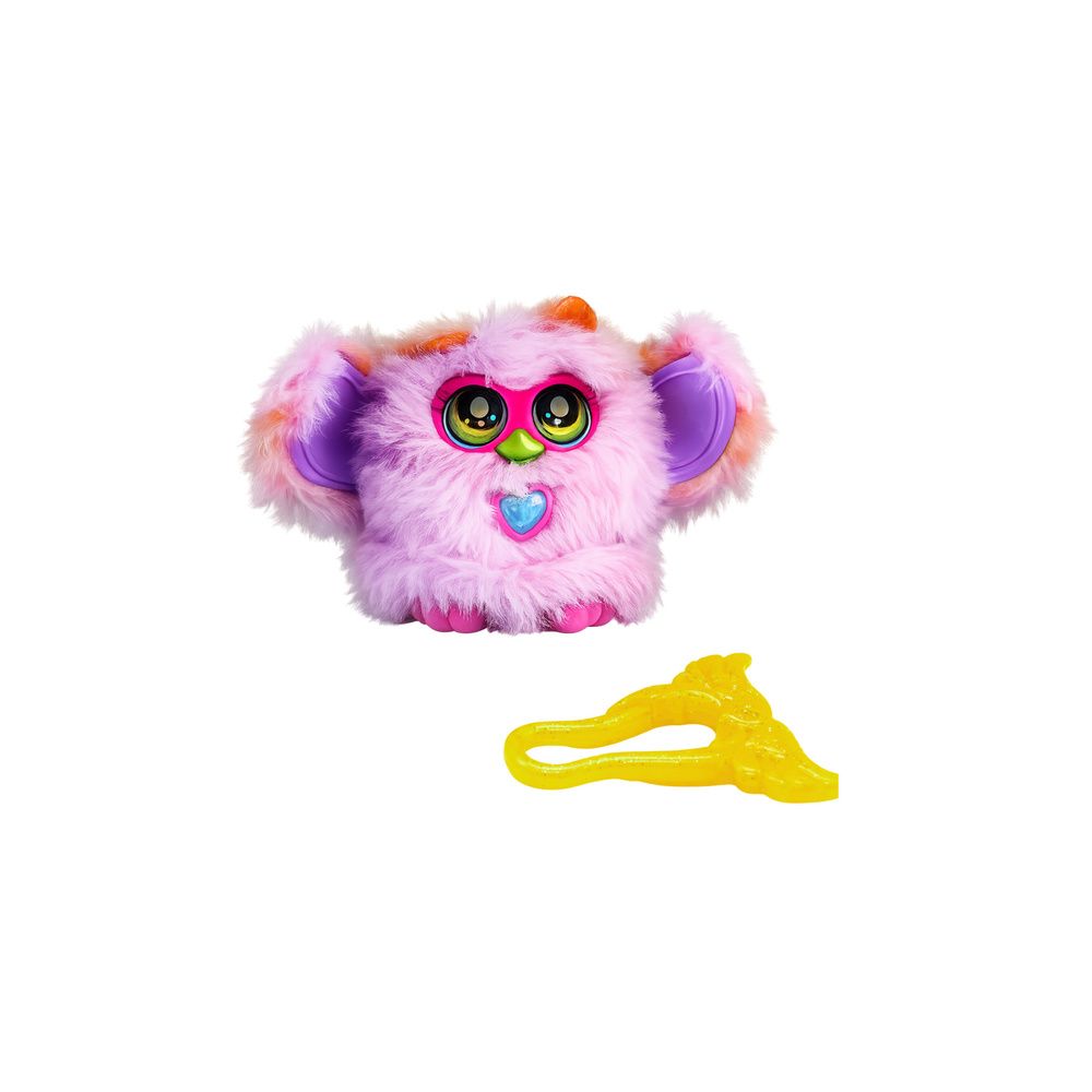 Zwierzak Interaktywny Stworek Genie Pets Światła Dźwięk Zawieszka Fioletowy